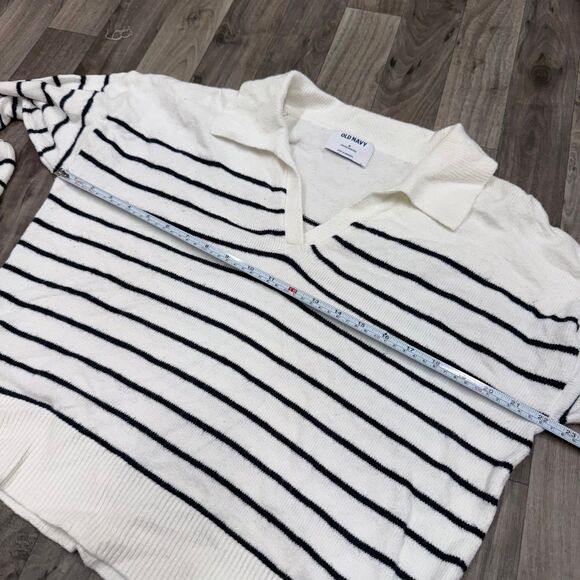Old Navy nautical striped collared sweater - Picture 5 of 6